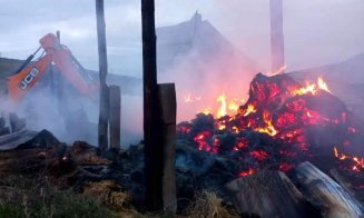 Incendiu masiv în Valea Florilor. Pompierii s-au luptat cu flăcările timp de 6 ore