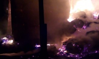 Incendiu masiv în Valea Florilor. Pompierii s-au luptat cu flăcările timp de 6 ore