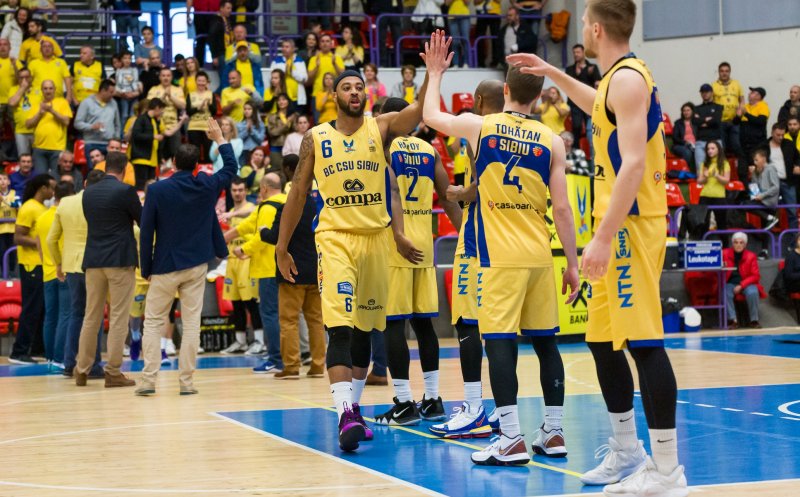 CSU Sibiu e prima finalistă a Cupei României. Galben-albaștrii s-au impus în fața lui Dinamo