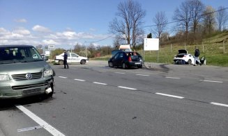 Accident cu trei maşini în Şaula
