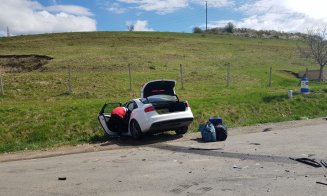 Accident cu trei maşini în Şaula. Trafic blocat