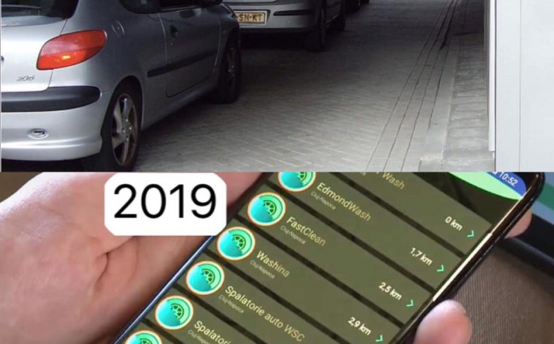 Adio cozi la spălătorie! Aplicaţie gratuită pentru şoferii din Cluj, funcţională şi pentru companiile cu flote auto