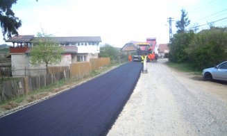 Lucrări de asfaltare pe DJ 109A Panticeu