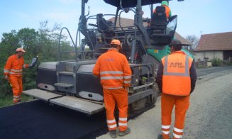 Lucrări de asfaltare pe DJ 109A Panticeu