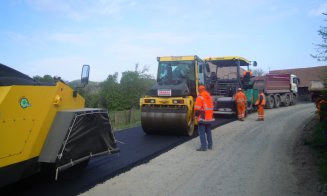 Lucrări de asfaltare pe DJ 109A Panticeu