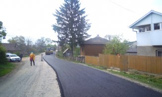 Lucrări de asfaltare pe DJ 109A Panticeu