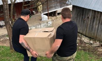 Voluntarii din Cluj au făcut fericite 45 de familii din creierii Apusenilor