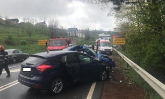 Accident pe Feleac.  Șoferul care a intrat pe contrasens a murit