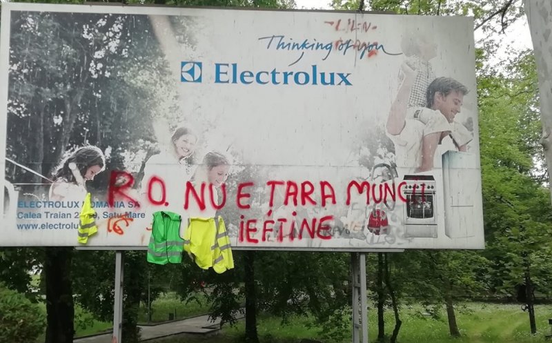 Deputat de Cluj, amendat după ce a făcut un graffiti pe un panou publicitar