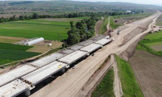 Noi imagini de pe Autostrada Sebeş - Turda. Cum avansează lucrările pe lotul de 17 km