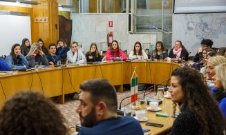 Liceeni Erasmus, în vizită la Primăria Cluj