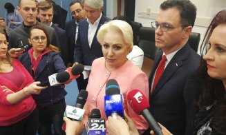 Dăncilă, după ce a fugit 4 ore de protestatarii din Cluj: "Violența este atributul oamenilor slabi, care nu au proiecte"