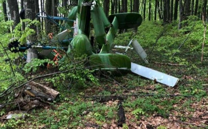 Elicopter prăbuşit în Maramureş, pilotul mort e din Belarus/ Cazul, investigat la Cluj