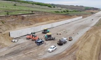 Noi imagini de pe cel mai lung tronson al Autostrăzii Sebeș - Turda