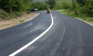 Marcaje rutiere pe două drumuri din Cluj