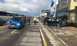 Accident pe drumul spre Florești. Se circulă dificultate