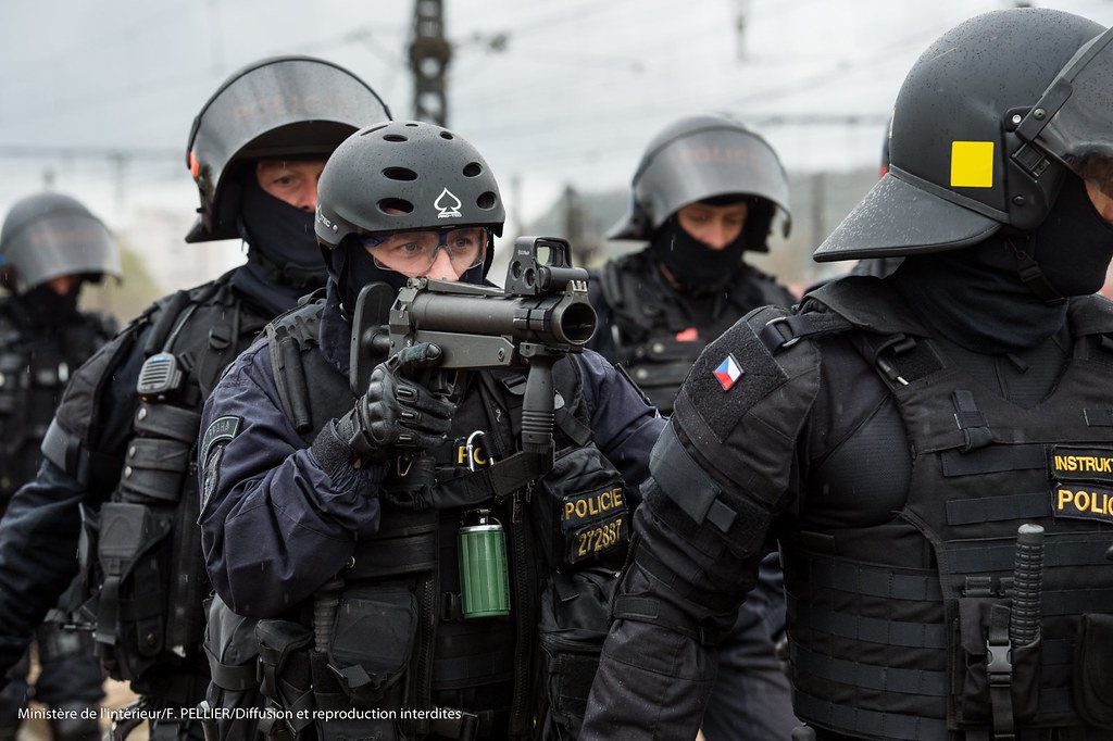 Exerciţiu cu poliţişti din Europa în gara din Cluj-Napoca