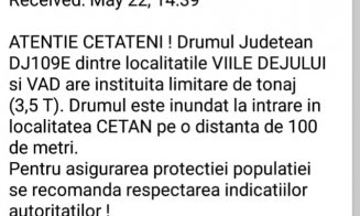 Ploile au făcut prăpăd la Cluj. Bilanț drumuri și gospodării inundate