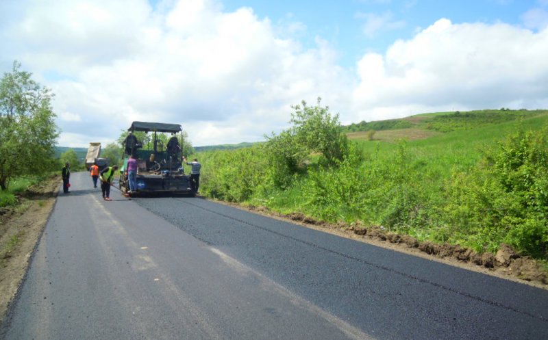 Asfalt pe DJ 109C Gherla – Fizeșu Gherlii - Țaga – Geaca – DN16