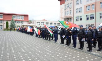 Exercițiu cu polițiști din 14 țări europene la Cluj: suporteri violenți, atacuri cu arma, demonstrații