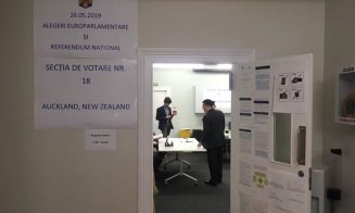 EUROPARLAMENTARE 2019/ REFERENDUM. Un clujean, primul român care a votat