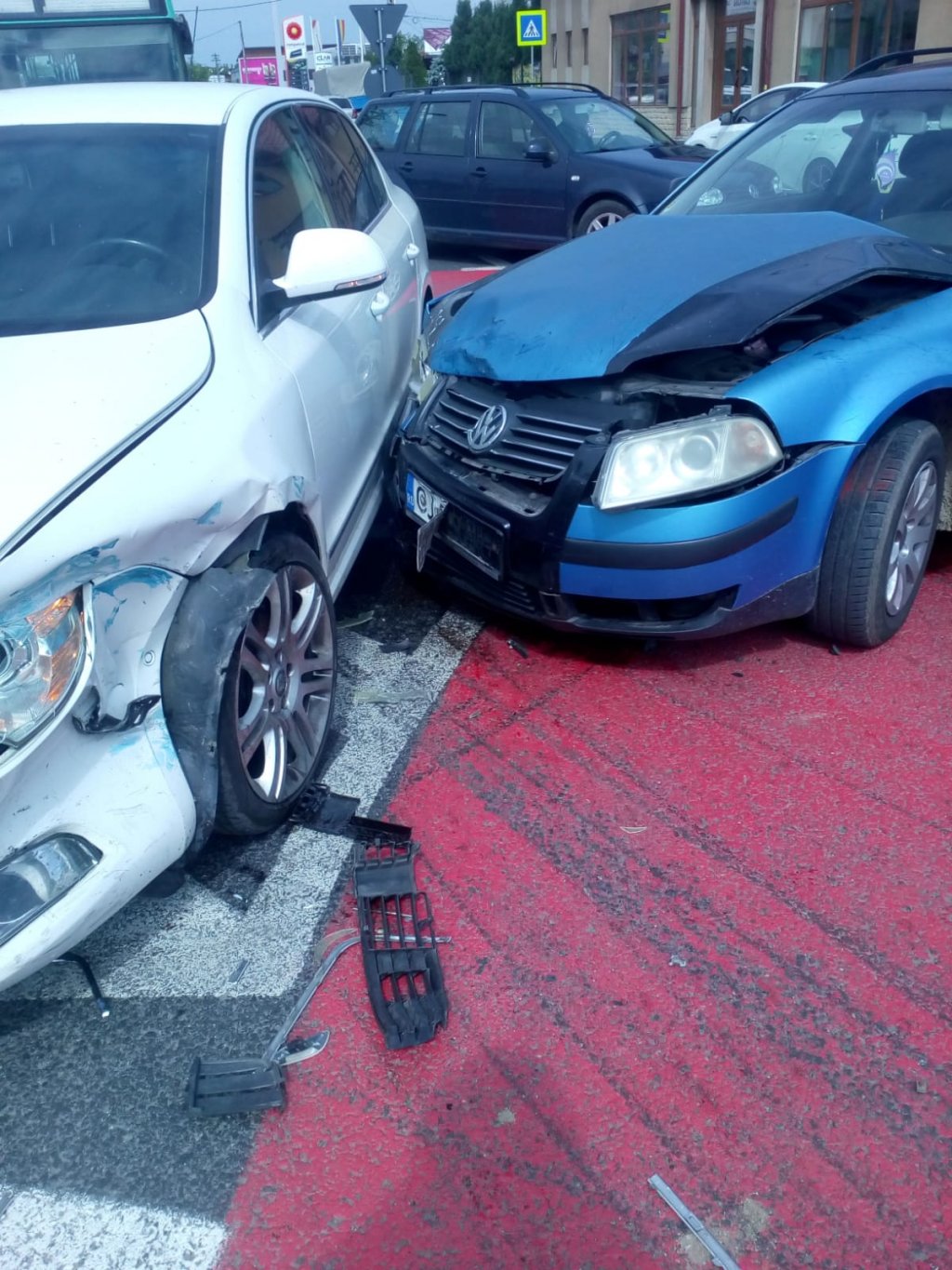 Accident pe Fabricii de Zahăr. O persoană a fost rănită
