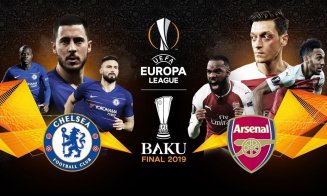 Finala Europa League. Chelsea și Arsenal dispută “Războiul Londrei” la Baku