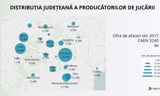 Comercianții de jucării din Cluj fac 8,5 milioane de euro pe an