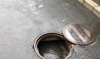 Ploaia a făcut din Cluj un oraș navigabil