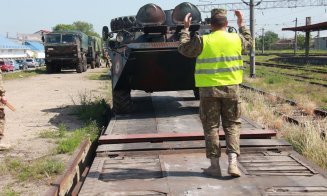 Militarii clujeni au plecat spre exercițiul Saber Guardian. Cum arată convoiul