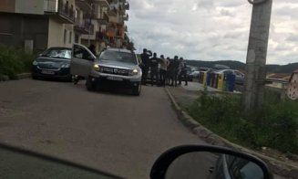 Bărbat ridicat cu mascații în Baciu