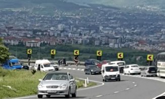 Accident grav pe Feleac. Un biciclist s-a izbit de parapet