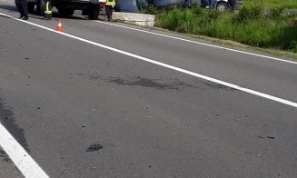 Accident Cluj: Două maşini s-au dat peste cap. Intervine SMURD