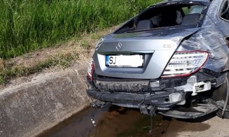 Accident Cluj: Două maşini s-au dat peste cap. Intervine SMURD