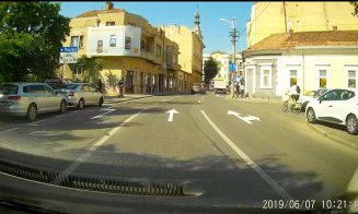 Marcaje noi pe o stradă din centrul Clujului. Ca să fie clar