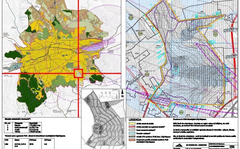 PUZ pentru Borhanci / Stradă de 21 m,  180 de parcele pentru tineri și Spital Monobloc de Pediatrie