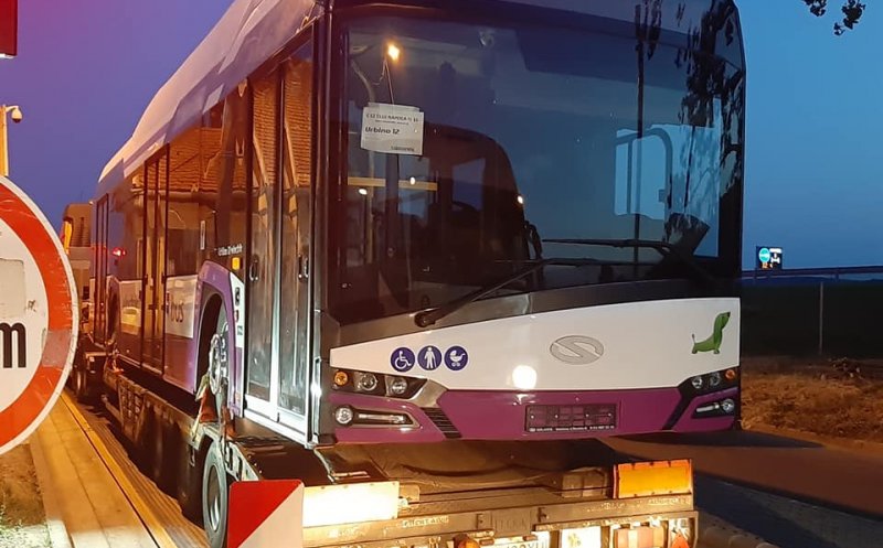 Vin autobuzele electrice la Cluj: "Au trecut 5 prin Vama Borș" / Vor fi 41 până în iulie