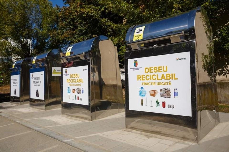 Colectare selectivă la Cluj!  Accesul la pubele, pe bază de cartelă