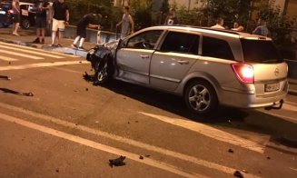 Accident cu 4 maşini în Grigorescu, 3 persoane rănite