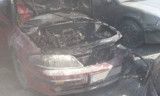 Incendiu în parcarea din Cipariu