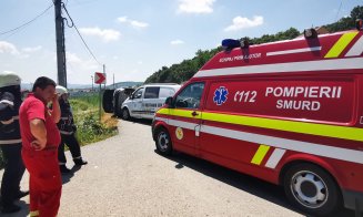 Accident cu un rănit în Nima. O mașină s-a răsturnat