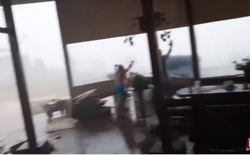 Imagini incredibile cu vijelia de la Băile Toroc