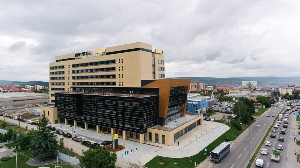 Cum arată complexul Hexagon de pe Calea Turzii, filmat din dronă
