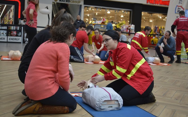 Maratonul resuscitării la Cluj. Cursuri gratuite de prim ajutor în Parcul Central