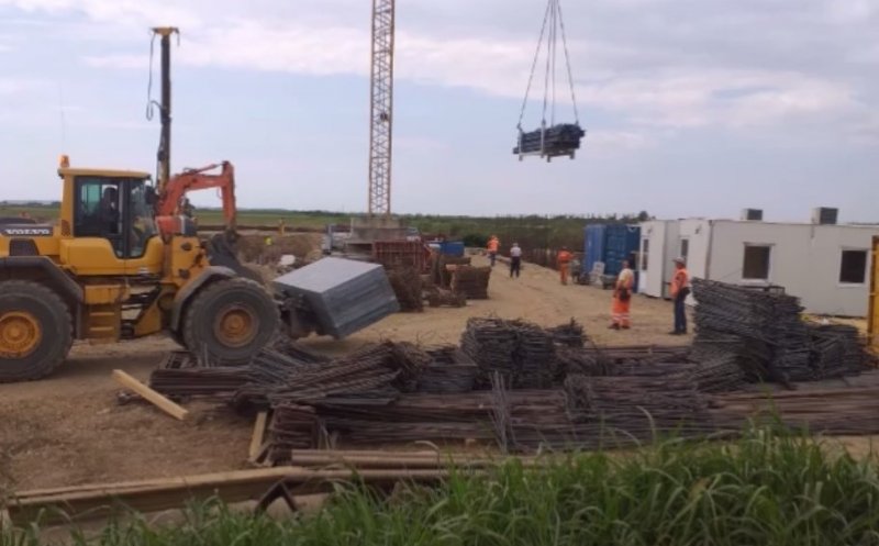 Noi imagini de Autostrada Transilvania, la granița cu Ungaria / CNAIR dă detalii de pe șantier