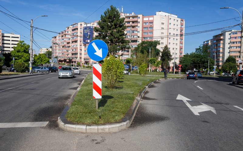 Spațiul verde de la Nodul Omega a fost amenajat
