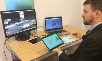 Turn de control aerian 3D, creat la Cluj. “Piloții de avion vor dispărea”