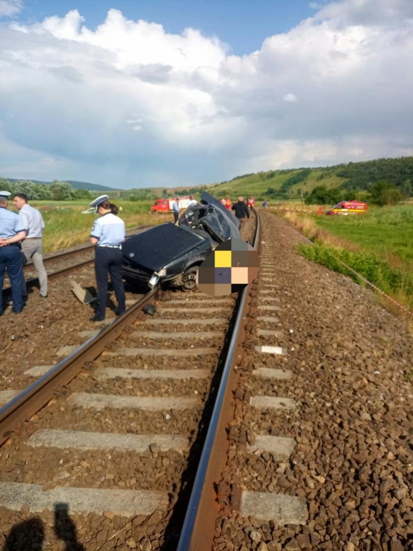 Accidentul feroviar mortal din Cluj, surprins de o cameră montată la bordul trenului