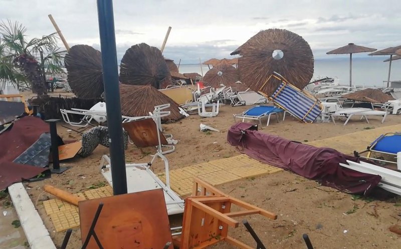 Bărbatul căruia i-au murit soţia şi fiul în Halkidiki, externat din UPU Cluj