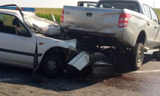 Accident lângă Cluj, provocat de un șofer de 73 de ani